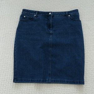 Denim skirt